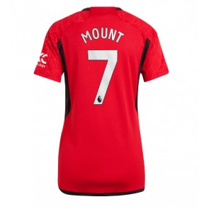 Manchester United Mason Mount #7 Domaci Dres za Ženska 2023-24 Kratak Rukavima